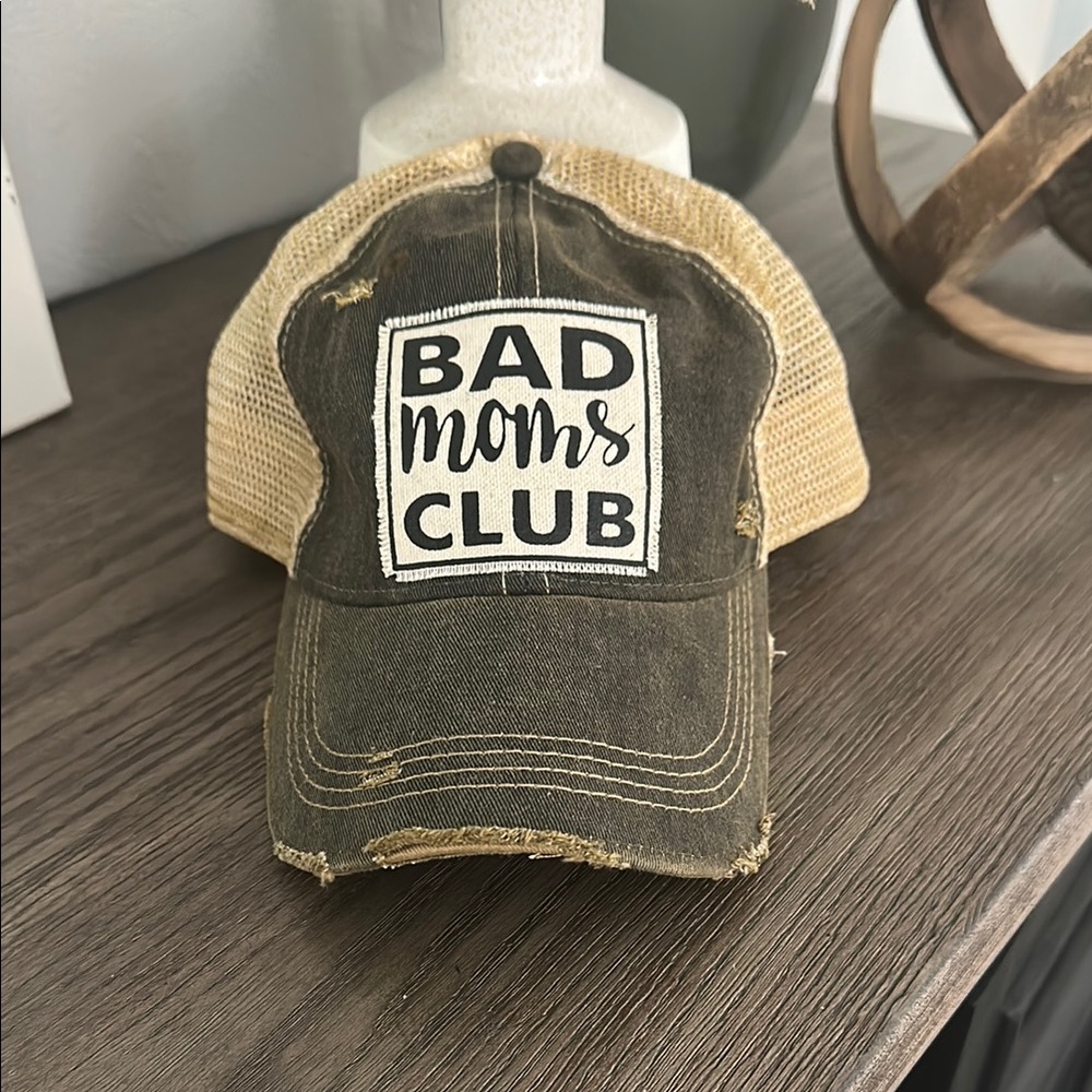 Bad Moms Club Distressed Cap